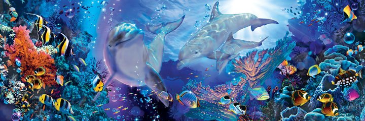 Secret Rainbow - 1000pc Panoramic Jigsaw Puzzle by Masterpieces