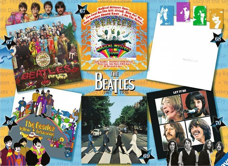 Albums 1967-70 - 1000pc Jigsaw Puzzle By Ravensburger  			  					NEW