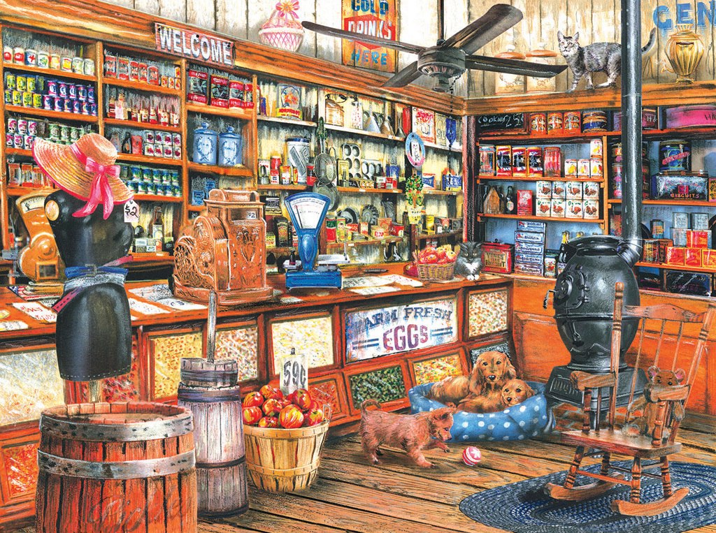 Back in the Good Old Days - 1000pc Jigsaw Puzzle by SunsOut