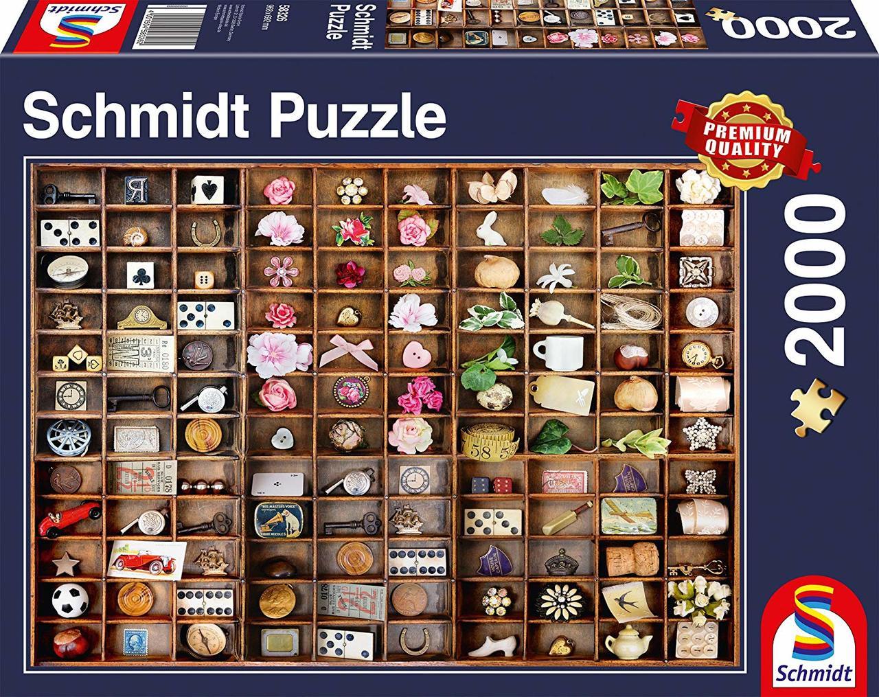 Miniature Treasures - 2000pc Jigsaw Puzzle by Schmidt  			  					NEW - image 1