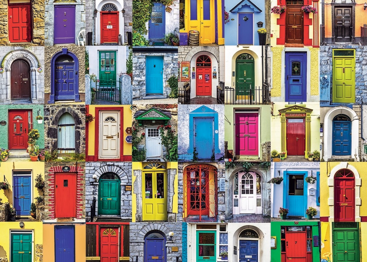 Doors of the World - 1000pc Jigsaw Puzzle by Ravensburger