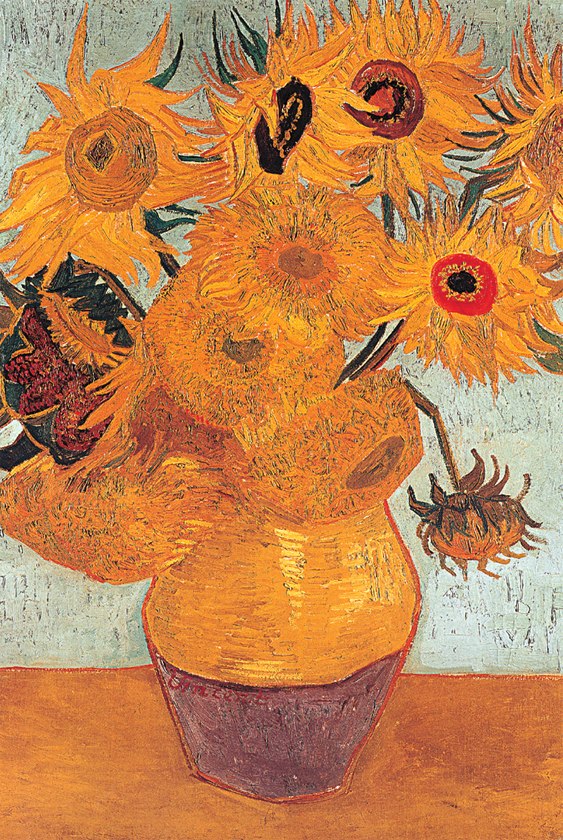 Vase with Twelve Sunflowers - 1000pc Jigsaw Puzzle by Tomax