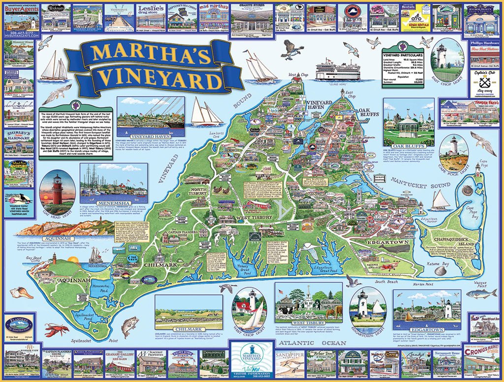 Martha’s Vineyard - 1000pc Jigsaw Puzzle By White Mountain