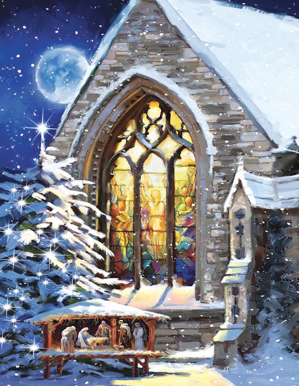 Christmas Manger - 1000+pc Jigsaw Puzzle by Sunsout  			  					NEW
