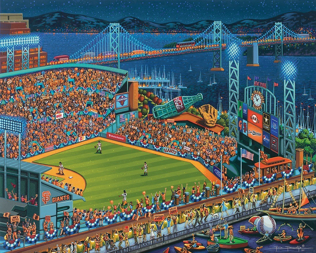 San Francisco Giants - 500pc Jigsaw Puzzle by Dowdle