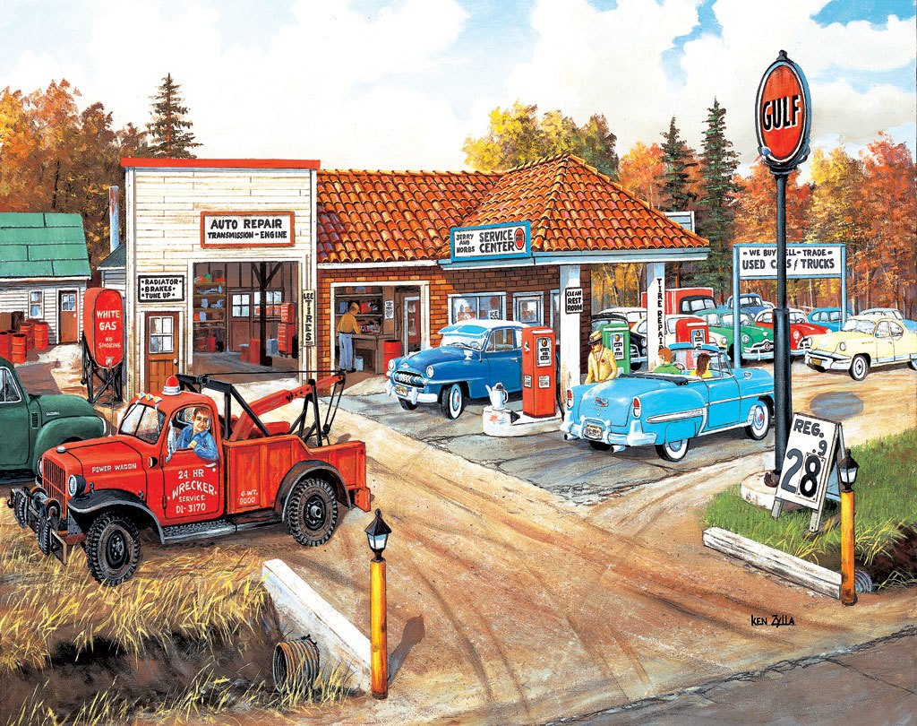 Full Service - 550pc Jigsaw Puzzle by Sunsout