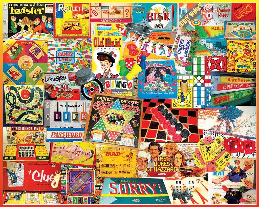 The Games We Played - 1000pc Jigsaw Puzzle By White Mountain