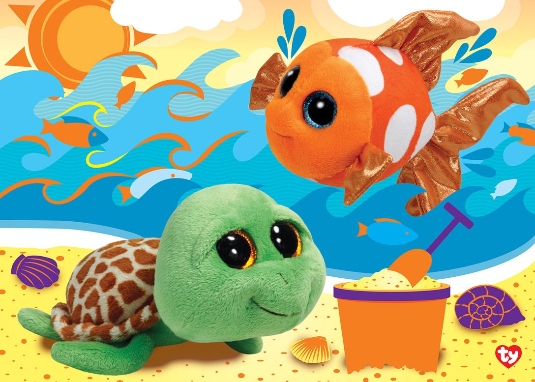 TY: Beach Buddies - 48pc Jigsaw Puzzle by Masterpieces