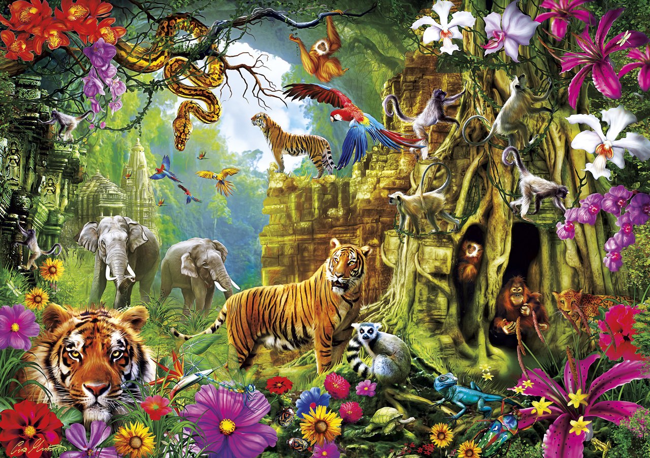 Jungle Discovery - 500pc Jigsaw Puzzle By Buffalo Games