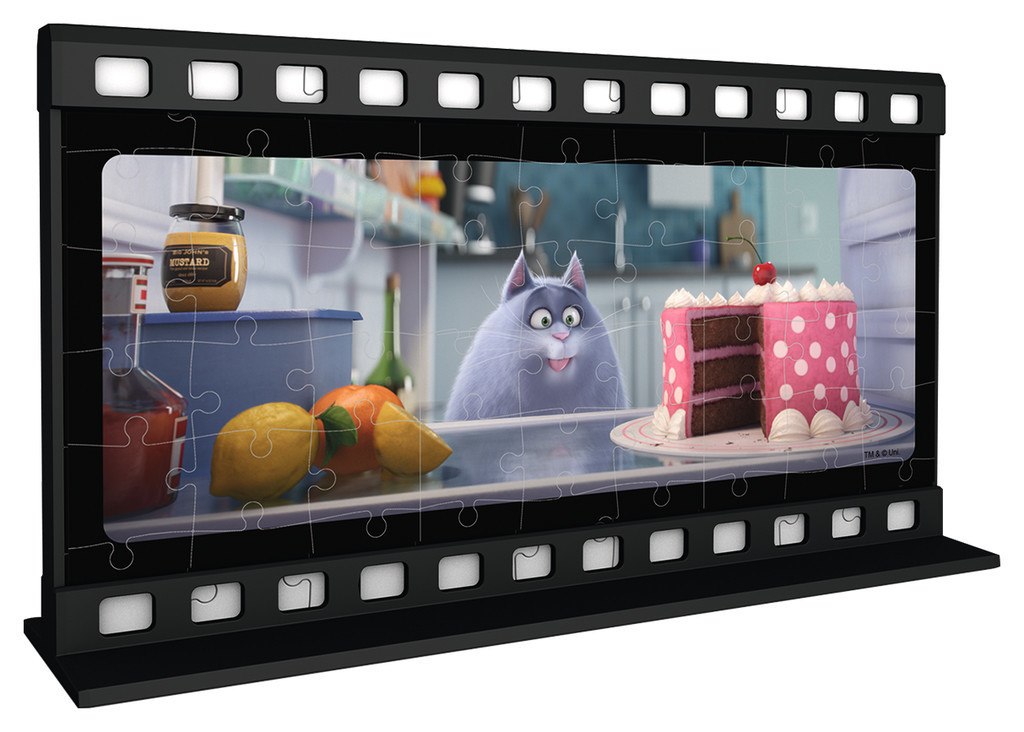 Secret Life of Pets - 108pc Two-Sided 3D Filmstrip Jigsaw Puzzle By Ravensburger - image 1
