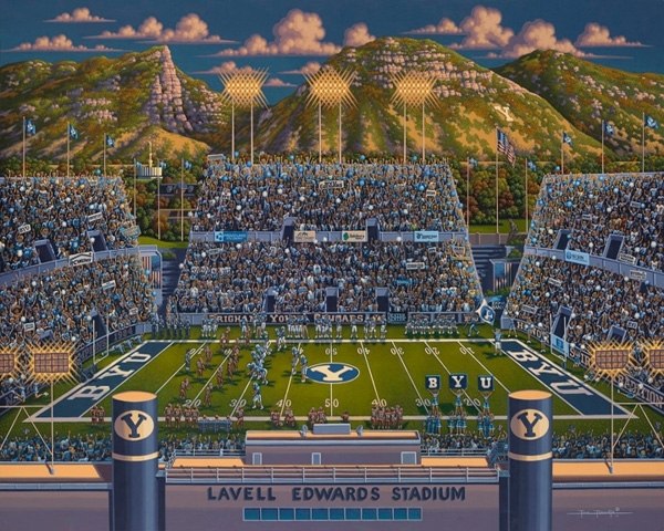BYU Football - 500pc Jigsaw Puzzle by Dowdle