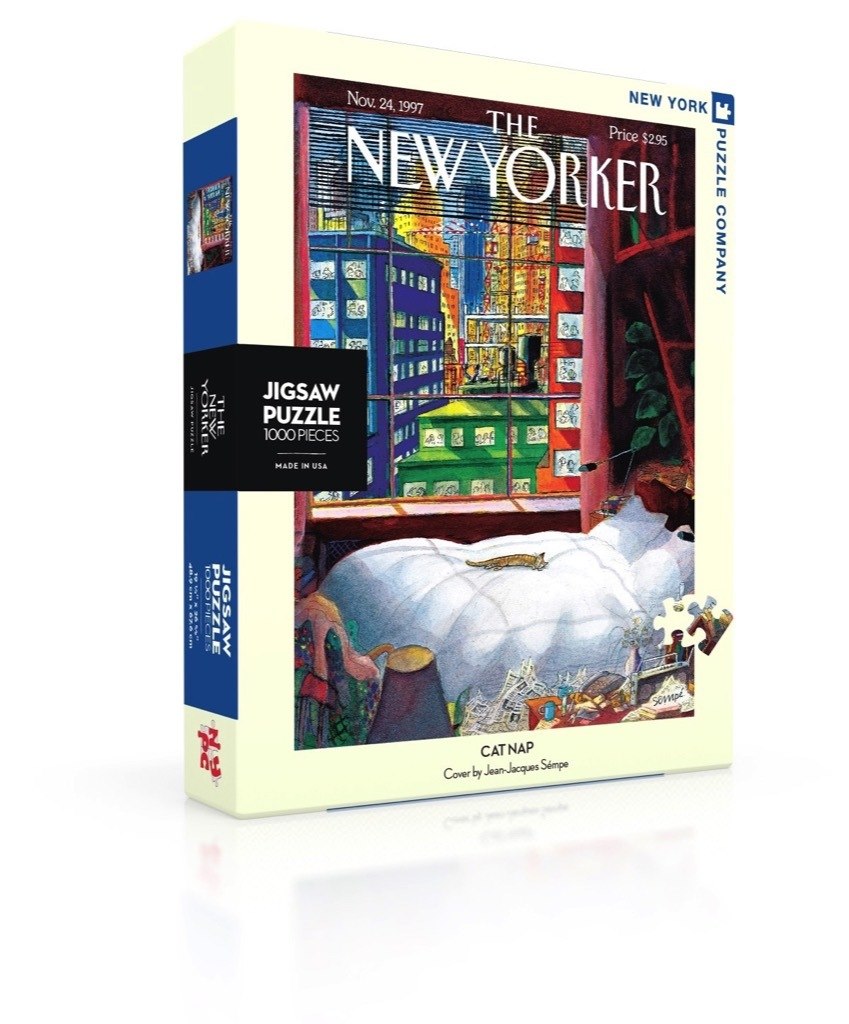 Cat Nap - 1000pc Jigsaw Puzzle by New York Puzzle Company  			  					NEW