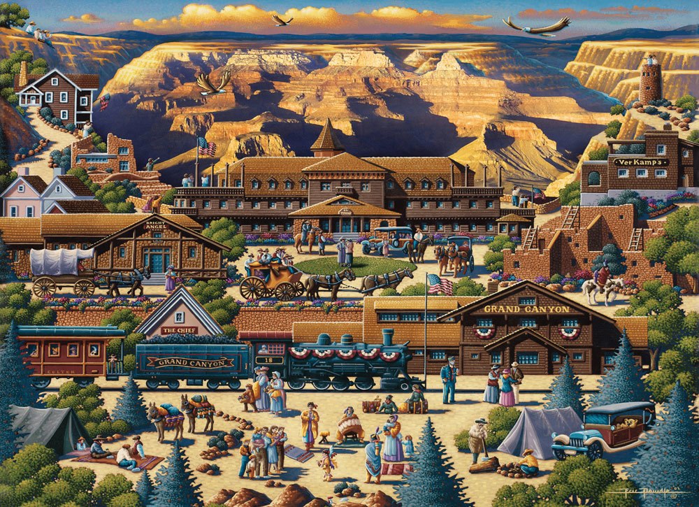 Grand Canyon - 1000pc Suitcase Jigsaw Puzzle by Masterpieces