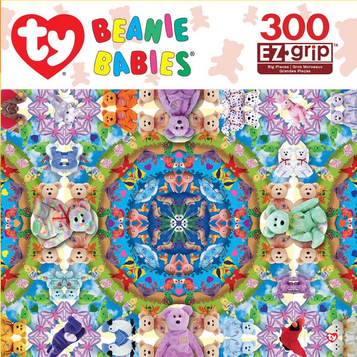 TY: Ocean Kaleidoscope - 300pc EZ Grip Jigsaw Puzzle by MasterPieces
