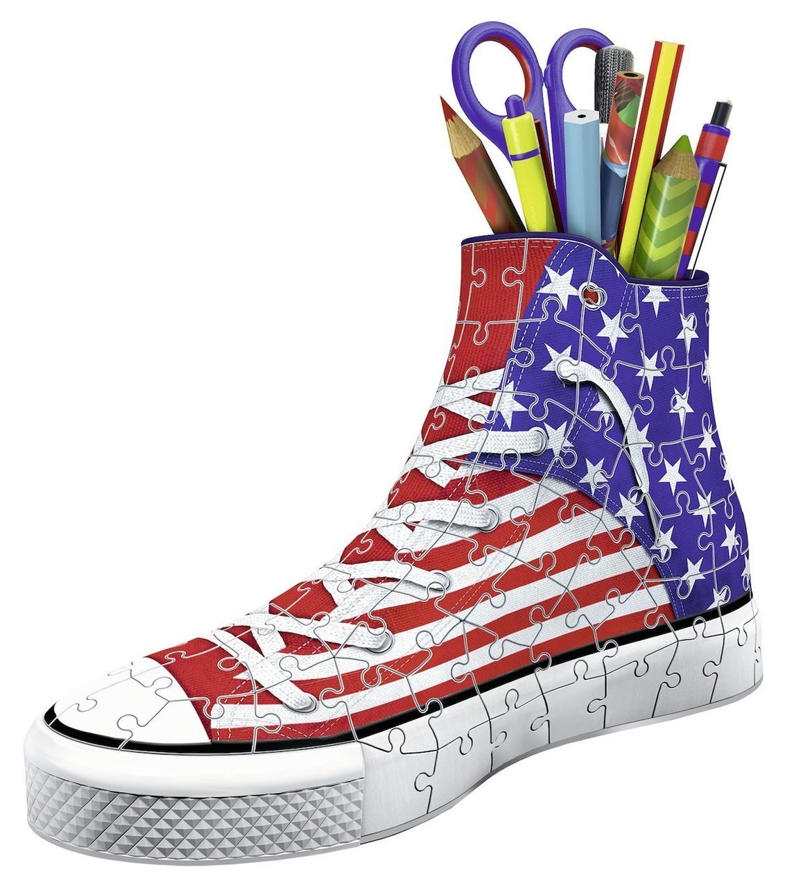 Sneaker: American Style - 108pc 3D Jigsaw Puzzle By Ravensburger  			  					NEW