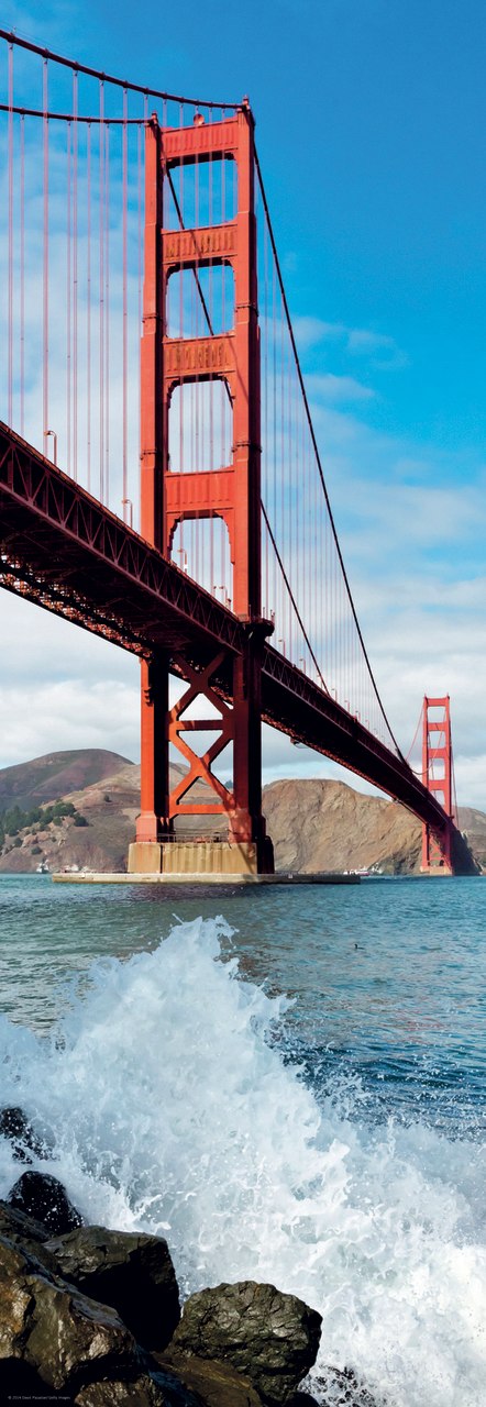 Golden Gate Bridge - 1000pc Vertical Jigsaw Puzzle By Heye  			  					NEW