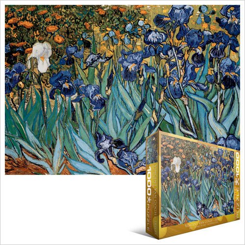 Van Gogh: Irises - 1000pc Jigsaw Puzzle by Eurographics