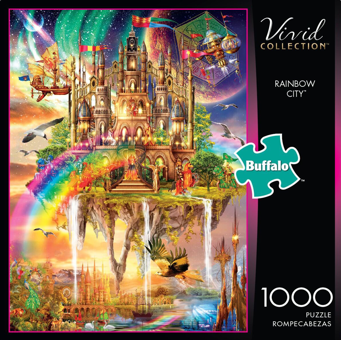 Vivid: Rainbow City - 1000pc Jigsaw Puzzle By Buffalo Games  			  					NEW - image 1
