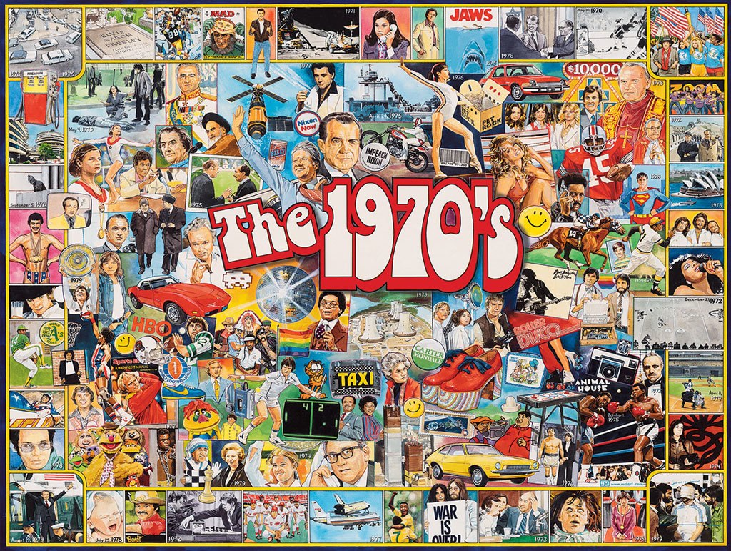 The Seventies - 1000pc Jigsaw Puzzle by White Mountain
