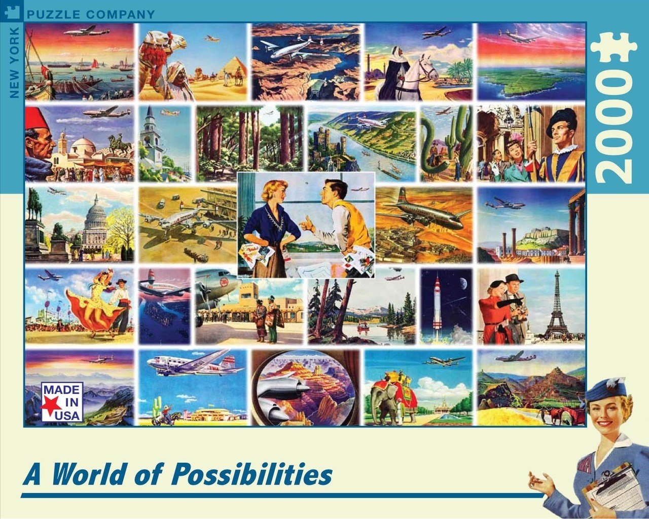 World of Possibilities - 2000pc Jigsaw Puzzle by New York Puzzle Company