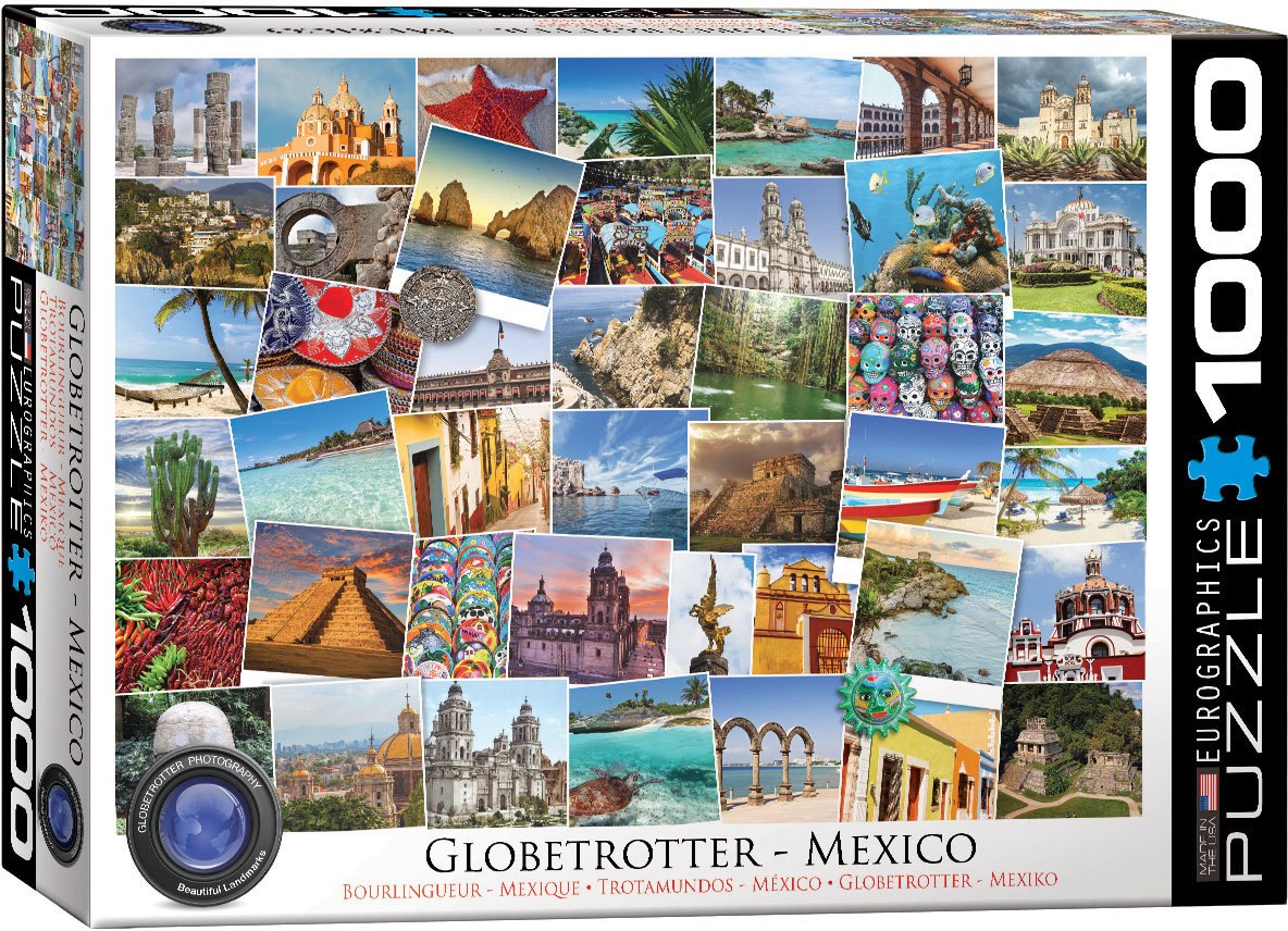 Globetrotter Mexico  - 1000pc Jigsaw Puzzle by EuroGraphics