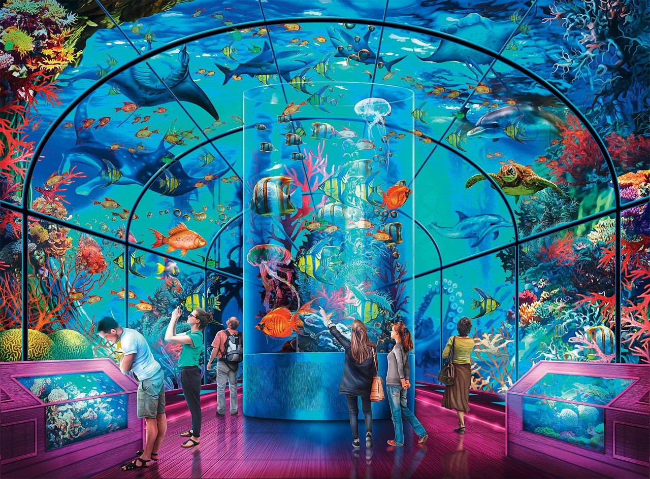 Aquatic Exhibition - 200pc Jigsaw Puzzle By Ravensburger  			  					NEW - image 2