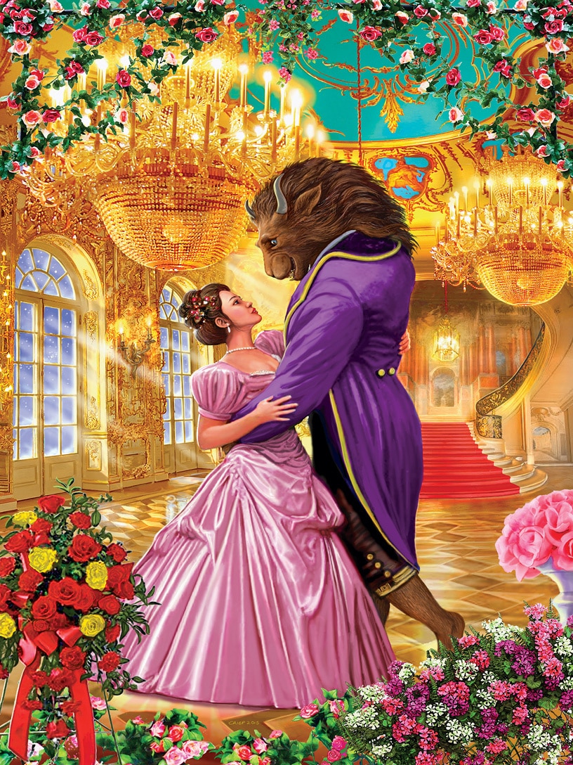 Book Box: Beauty and the Beast - 300pc EZ Grip Jigsaw Puzzle by Masterpieces