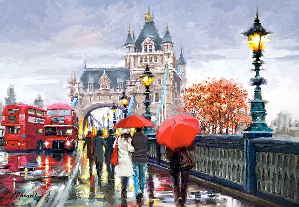 Tower Bridge - 1500pc Jigsaw Puzzle By Castorland