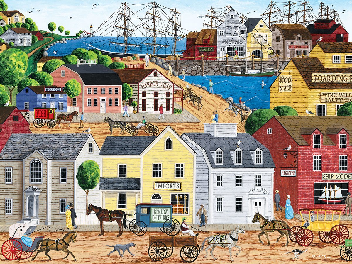 Home Port - 300pc EzGrip Jigsaw Puzzle by Masterpieces  			  					NEW