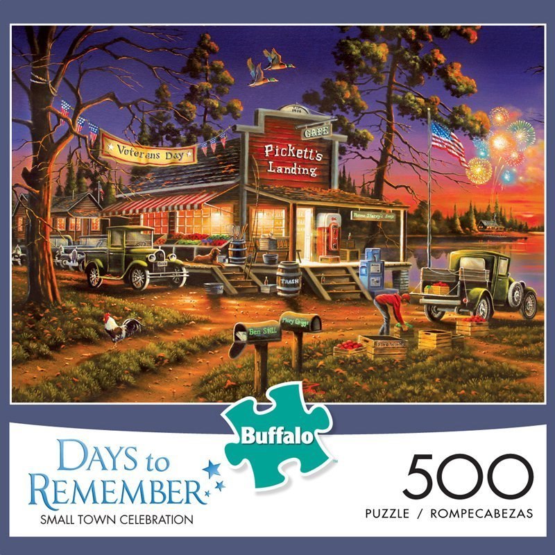 Small Town Celebration - 500pc Jigsaw Puzzle by Buffalo Games - image 1