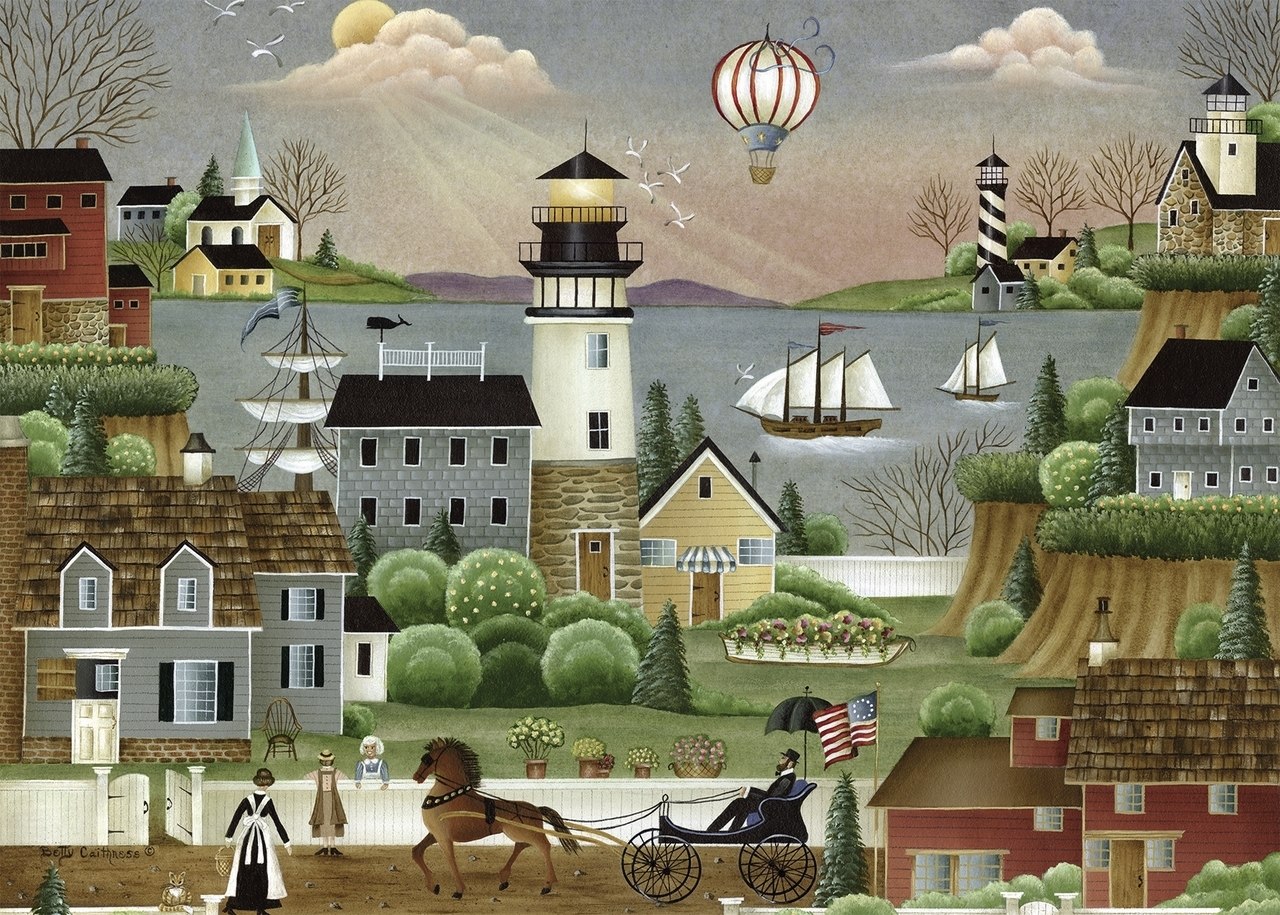 Beacons Cove Large Format - 500pc Jigsaw Puzzle by Ravensburger