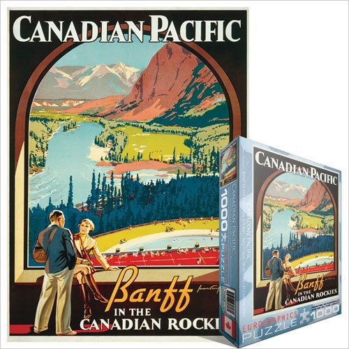 Banff in the Canadian Rockies - 1000pc Jigsaw Puzzle by Eurographics