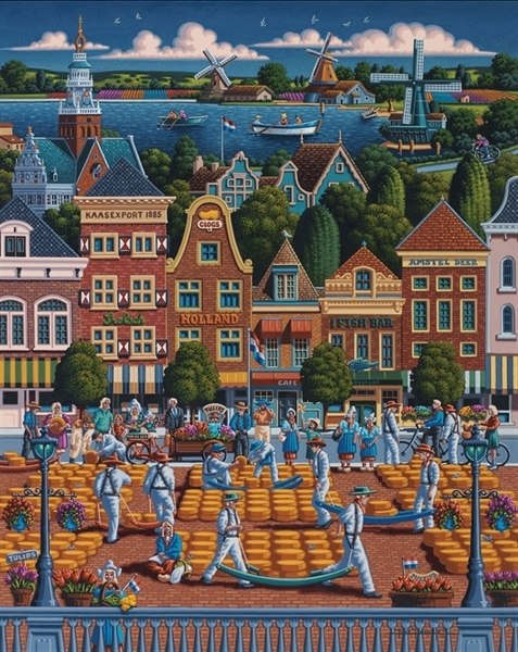 The Netherlands - 500pc Jigsaw Puzzle by Dowdle