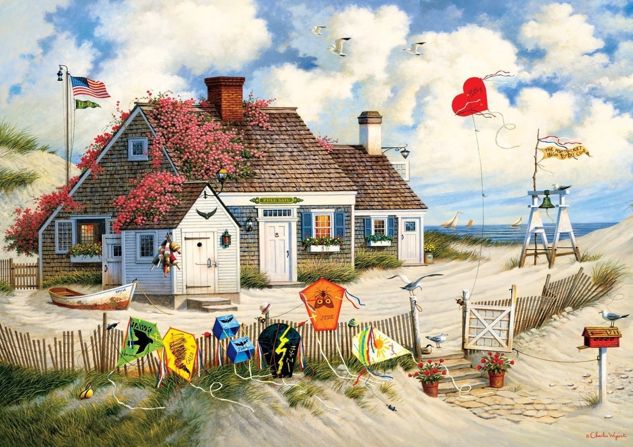 Charles Wysocki: Rootbeer Break - 300pc Jigsaw Puzzle by Buffalo Games