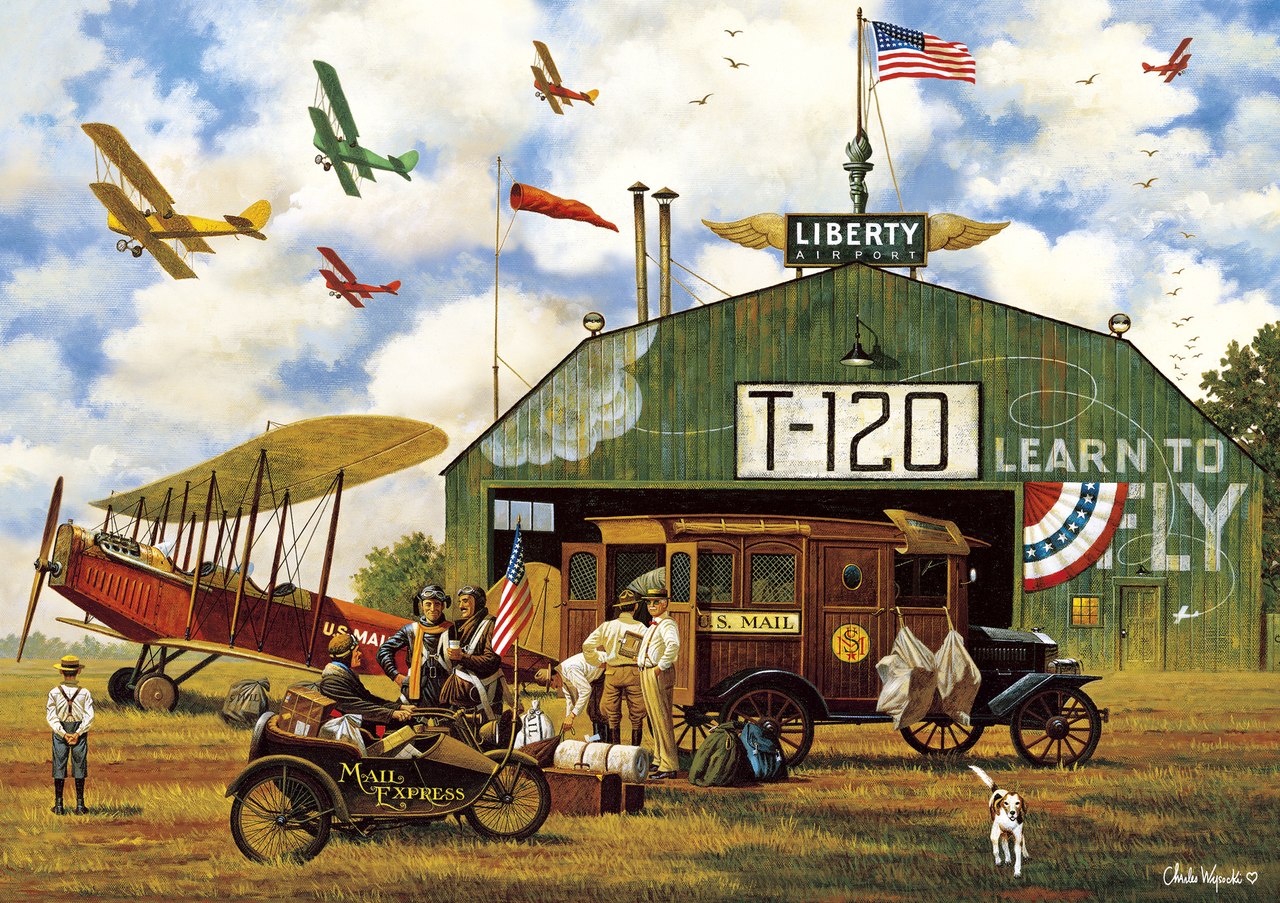 Charles Wysocki: Hero Worship - 300pc Large Format Jigsaw Puzzle By Buffalo Games