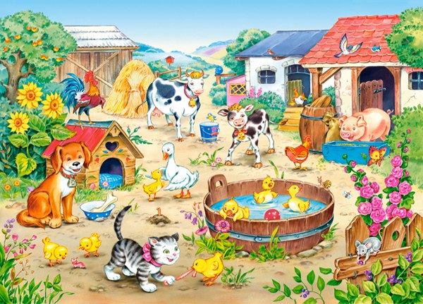 Farm - 60pc Jigsaw Puzzle By Castorland