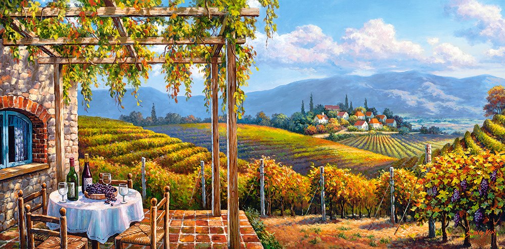 Vineyard Village - 4000pc Jigsaw Puzzle By Castorland  			  					NEW