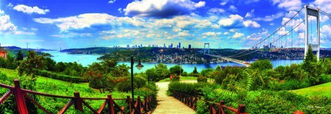 Bosphorus from Otagtepe - 1000pc Jigsaw Puzzle by Anatolian