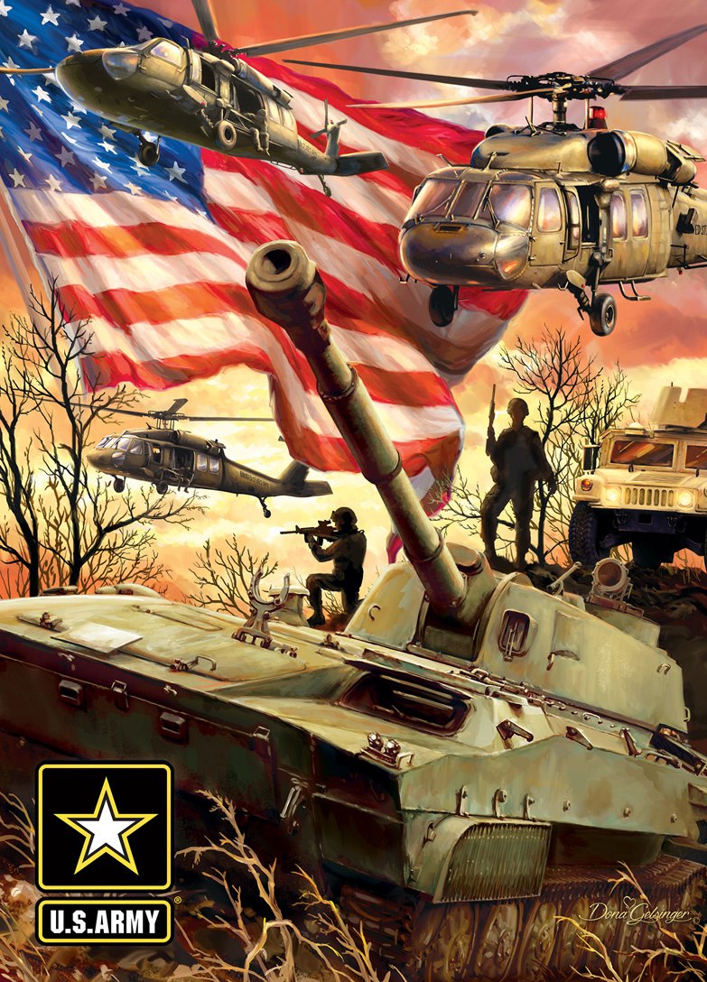 US Army: Army Firepower - 1000pc Jigsaw Puzzle By Masterpieces