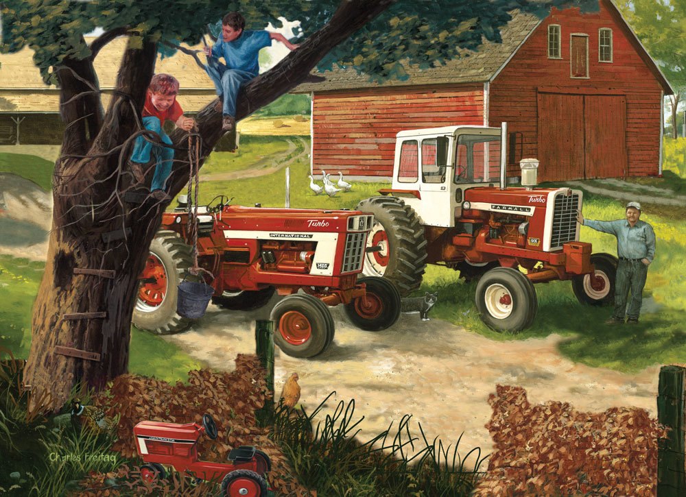 Boys and their Toys - 1000pc Jigsaw Puzzle by Masterpieces