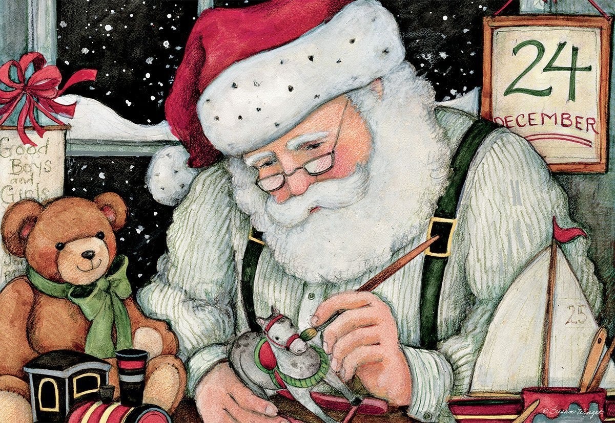 Santa's Workshop - 1000pc Jigsaw Puzzle by Lang  			  					NEW