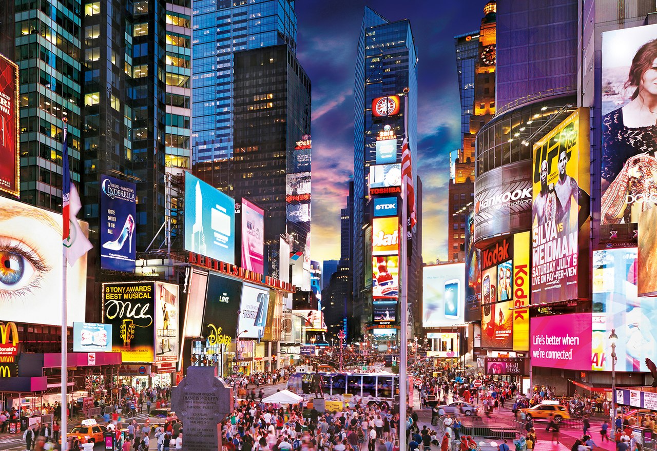 Times Square - 2000pc Jigsaw Puzzle By Buffalo Games