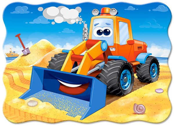 Funny Bulldozer - 30pc Jigsaw Puzzle By Castorland