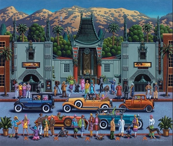 Hollywood - 500pc Jigsaw Puzzle by Dowdle