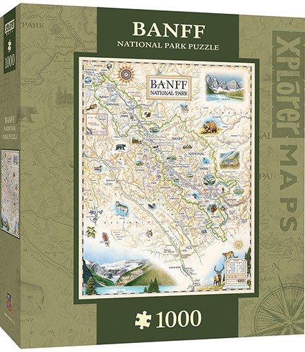 Xplorer: Banff Canada - 1000pc Jigsaw Puzzle By Masterpieces