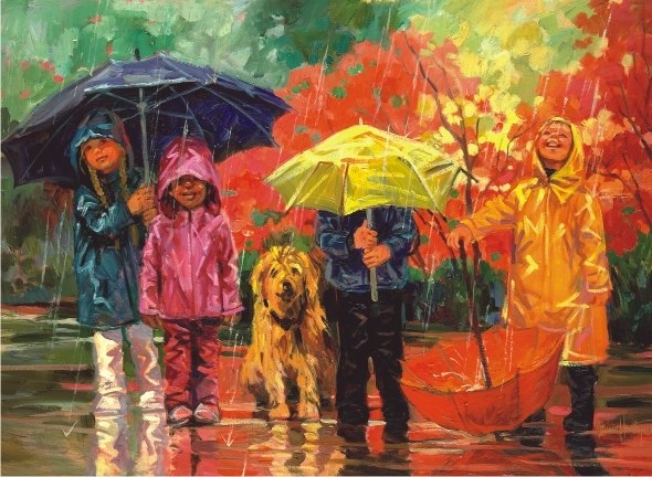 Splish'n & Splash'n - 1000pc Jigsaw Puzzle by Anatolian