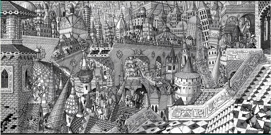 Wilks: Destruction of Pile - 1000pc Jigsaw Puzzle by Pomegranate  			  					NEW