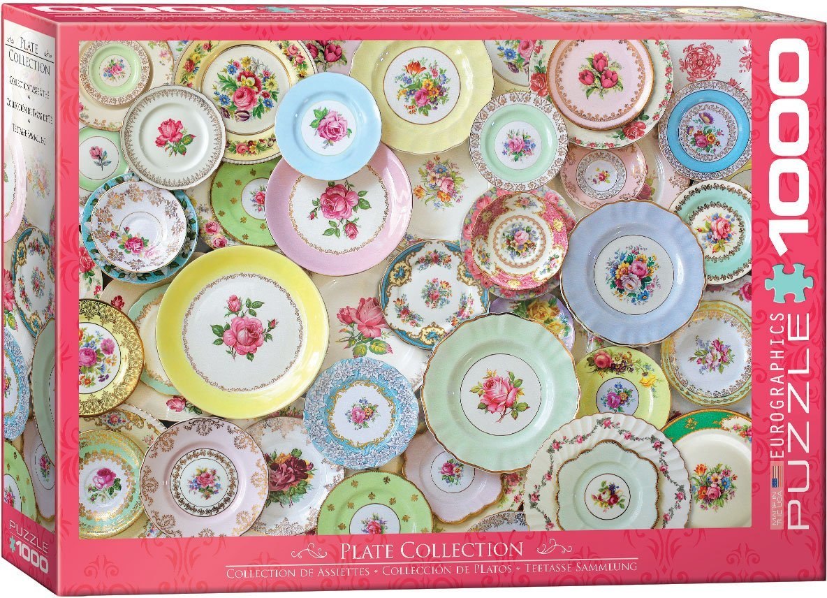 Plate Collection - 1000pc Jigsaw Puzzle by Eurographics  			  					NEW - image 1