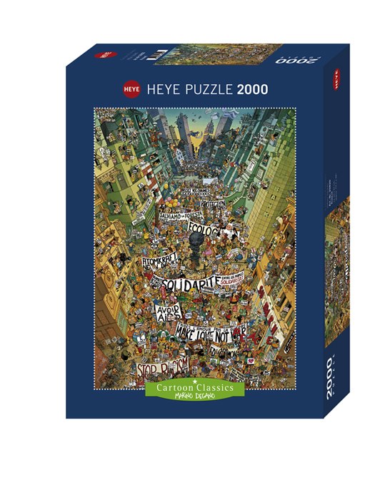 Degano: Protest! - 2000pc Jigsaw Puzzle By Heye  			  					NEW - image 1
