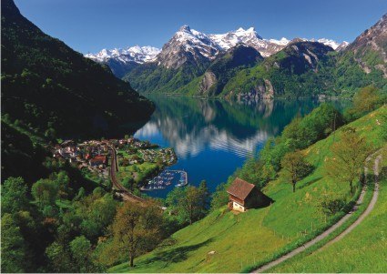 Lake Lucerne Switzerland  - 1500pc Jigsaw Puzzle by Anatolian